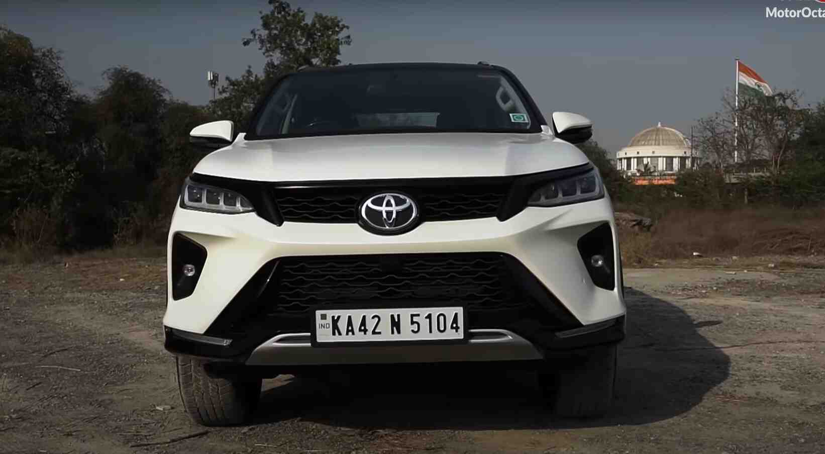 toyota legender car on rent in goa front view